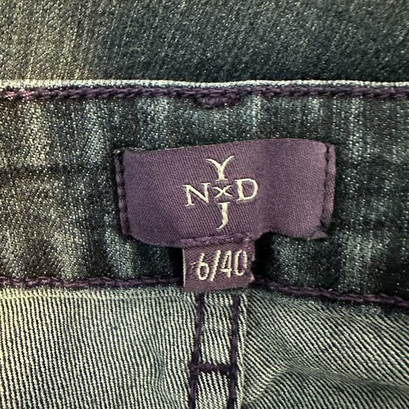 NYDJ Womens Blue Lift & Tuck Technology  Skinny Jeans Size 6 - Picture 5 of 10